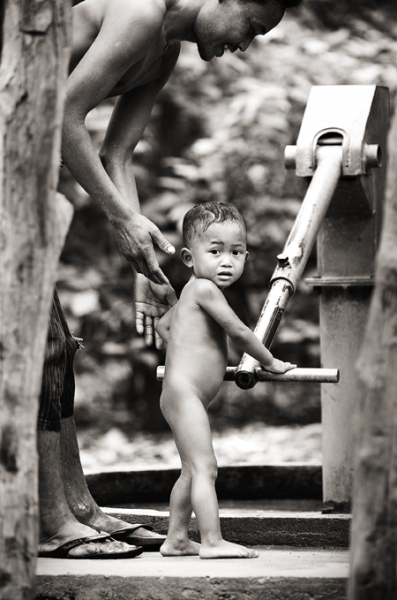 From Father to Son,  Champok Commune,  Cambodia